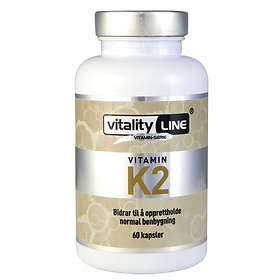 Vitality Line K2 Vitamin 60 Kapsler