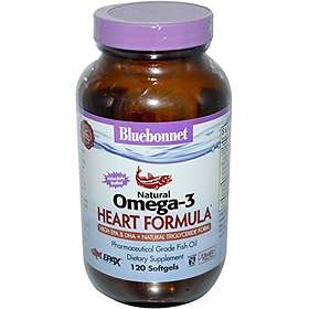 Bluebonnet Nutrition Natural Omega-3 Heart Formula 120 Kapsler