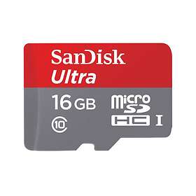 SanDisk Mobile Ultra microSDHC Class 10 UHS-I U1 80Mo/s 16Go