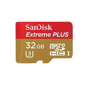 SanDisk Extreme Plus microSDHC Class 10 UHS-I U3 95/90MB/s 32GB