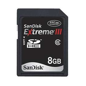 SanDisk Extreme III SDHC Class 6 20MB/s 8GB