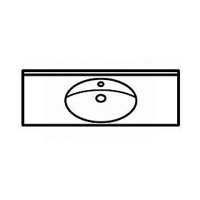 Foss Bad Evermite Tvättställ 6180509 (Hvit)