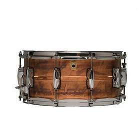 Ludwig Smooth Raw Patina Copper Snare 14"x6.5"