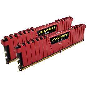 Corsair Vengeance LPX Red DDR4 3000MHz 2x4Go (CMK8GX4M2B3000C15R)