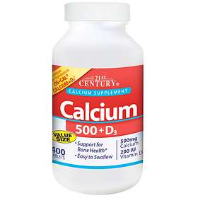 21st Century Calcium 500 + D3 400 Capsules