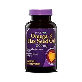 Natrol Omega-3 Flax Seed Oil 1000mg 120 Kapselit