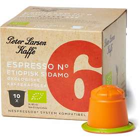 Peter Larsen Nespresso No.6 Etiopisk Sidamo 10 (capsules) prissammenligninger - Prisjagt