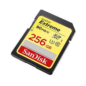 SanDisk Extreme SDXC Class 10 UHS-I U3 90/60MB/s 256GB
