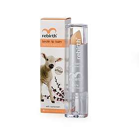 Rebirth Skincare Lanolin Lip Balm Stick Vitamin E & Apricot Oil 3.7g