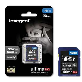 Integral UltimaPro SDHC Class 10 UHS-I U1 80MB/s 16GB