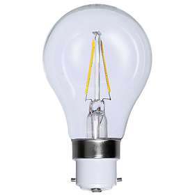 Star Trading Illumination LED Clear Filament Bulb 180lm 2700K B22 2W