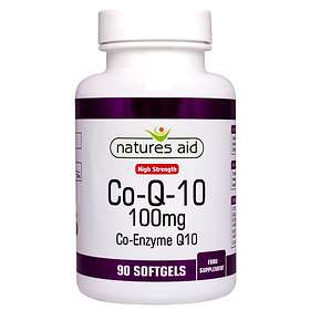 Natures Aid Co-Q-10 100mg 90 Kapsler