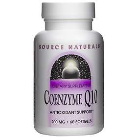 Source Naturals Coenzyme Q10 200mg 60 Kapsler