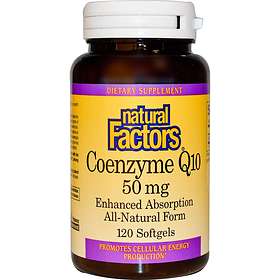 Natural Factors Coenzyme Q10 50mg 120 Capsules