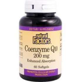 Natural Factors Coenzyme Q10 200mg 60 Capsules