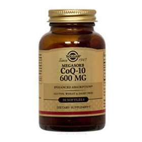 Solgar CoQ-10 600mg 30 Capsules