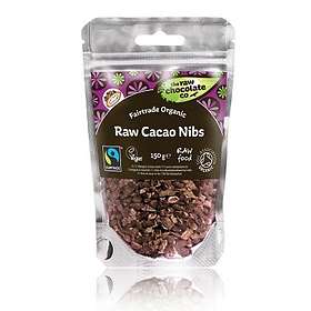 The Raw Chocolate Co Fairtrade Organic Raw Cacao Nibs 150g