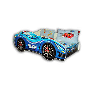 Cool Beds Police Car Lit voiture 140x70cm