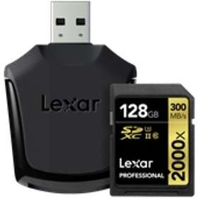 Lexar Professional SDXC Class 10 UHS-II U3 2000x 128GB
