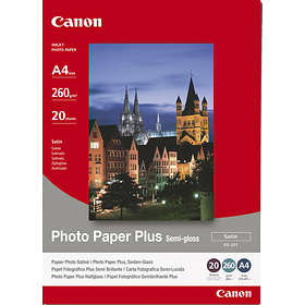 Canon SG-201 Photo Paper Plus Semi-gloss Satin 260g A4 20st