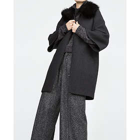 Zara Coat With Faux Fur Collar 7470/601 (Naisten)