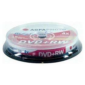AgfaPhoto DVD+RW 4,7Go 4x Pack de 10 Spindle