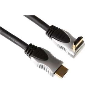 Velleman Pro HDMI - HDMI High Speed with Ethernet (angled) 2.5m