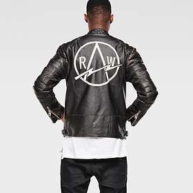 G-Star Raw Biker Leather Jacket (Herr)