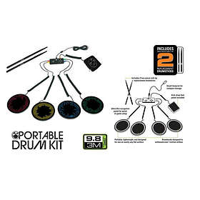 mad catz rock band portable drum kit