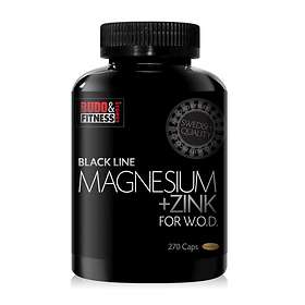 Budo & Fitness Black Line Magnesium + Zink 270 Kapslar
