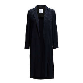 Mango Premium Cupro Blend Houndstooth Trench (Dame)