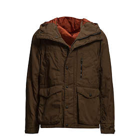 Mango Cotton Blend Hooded Jacket (Herre)