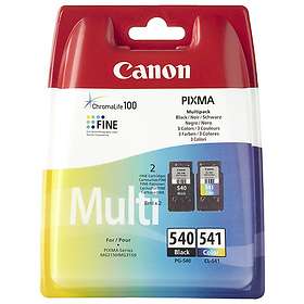 Canon PG-540XL (Sort) + CL-541XL (3-Farge)