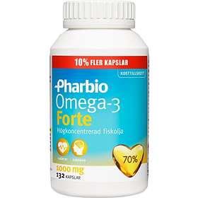 Pharbio Omega-3 Forte 132 Kapslar