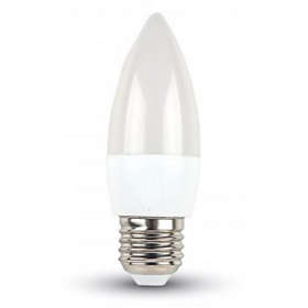 V-TAC VT-1821 LED Candle Bulb 470lm E27 6W (Warm White)