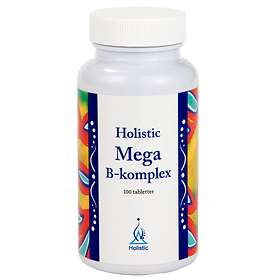 Best Pris På Holistic Mega B-komplex 100 Tablets Vitaminer Og Mineraler ...