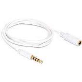 DeLock Gold 3.5mm - 3.5mm (4-pole) M-F 0.5m