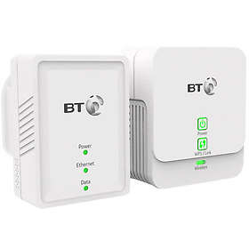 BT Essentials Wi-Fi Powerline 500 Kit (Twin Pack)
