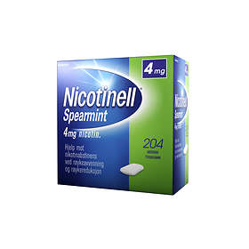 Nicotinell Spearmint Medisinsk Tyggegummi 4mg 204stk