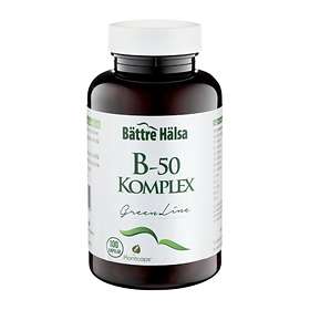 Bättre Hälsa B-50 Komplex Green Line 100 Kapsler