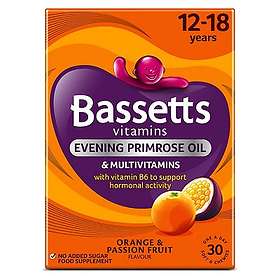 Bassetts Multivitamins & Evening Primrose Oil 12-18 Years 30 Tablets