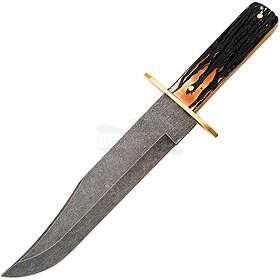 Bear & Son #502 American Bowie Genuine India Stag Bone