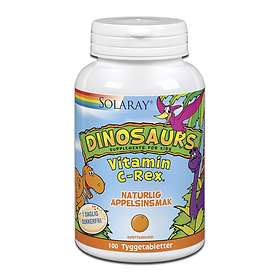 Solaray Dinosaurs Vitamin C-Rex 100 Tyggetabletter