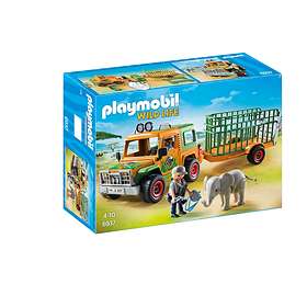 Playmobil Wild Life 6937 Ranger's Truck with Elephant