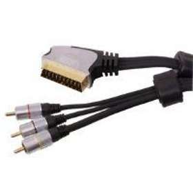 HQ Scart - 3RCA 5m