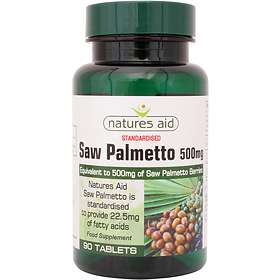 Natures Aid Saw Palmetto 500mg 90 Tablets