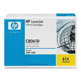 HP 61X (Musta) 2-pack