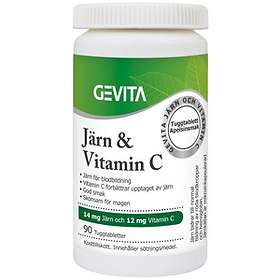 Gevita Järn & Vitamin C 90 Tabletter