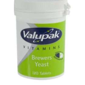 Valupak Brewer's Yeast 300mg 120 Tablets