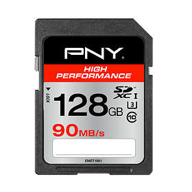 PNY High Performance SDXC Class 10 UHS-I U1 90MB/s 128GB